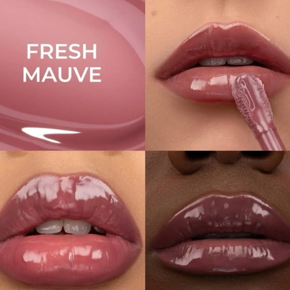 Natasha Denona Hy-Gloss Fresh Mauve + My Dream Palette Thrill Eyeshadow 444DCS